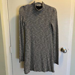 BCBGeneration Knit Mock-Neck Dress